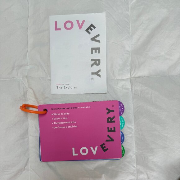 LOVEVERY stainless steel Tip & Turn w/ Rattle Ball  + Jingle Keys & play guide - Picture 4 of 4